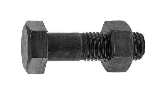 カットボルト（ナット付き【1個】カットボルト(NTツキ 1/2X480 標準(または鉄) / ユニクロ