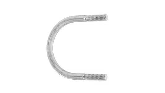 Uボルト（船舶用（A形【1個】Uボルト(センパク Aガタ 24X350A 標準(または鉄) / ドブ(溶融亜鉛めっき)