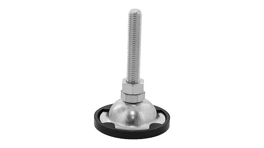 アジャストボルト（ゴム付【1個】アジャストBT ゴム83 16X150 標準(または鉄) / 三価ホワイト