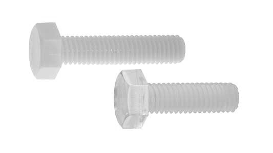 ポリカ　六角ボルト【5個】ポリカ 6カクBT 6 X 20 標準(または鉄) / 生地(または標準)