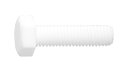 PTFE 六角ボルト【100個】PTFE 6カクBT 8 X 30 標準(または鉄) / 生地(または標準)