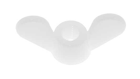 ポリアセ　蝶ナット【4個】ポリアセ チョウN M 8 標準(または鉄) / 生地(または標準)