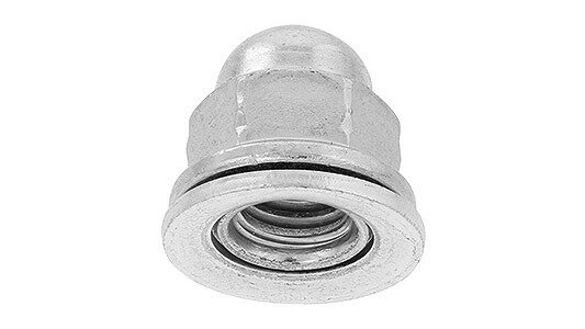 ターミナル袋ナット【800個】ターミナルフクロN(B=8 M5 標準(または鉄) / 三価ホワイト