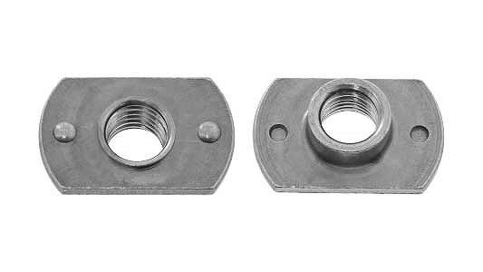 T形溶接ナット（1A）【16個】TガタヨウセツN(1A) M4 標準(または鉄) / 生地(または標準)