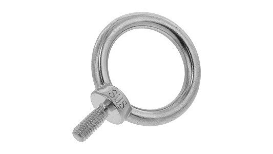 ビッグアイボルト　IBB【10個】ビッグアイボルト(M12 IBB-12M ステンレス(303、304、XM7等) / 生地(または標準)