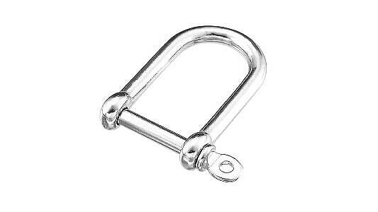 ロングワイドシャックル【1個】ロングワイドシャックル SPLW-8 ステンレス(303、304、XM7等) / 生地(または標準)