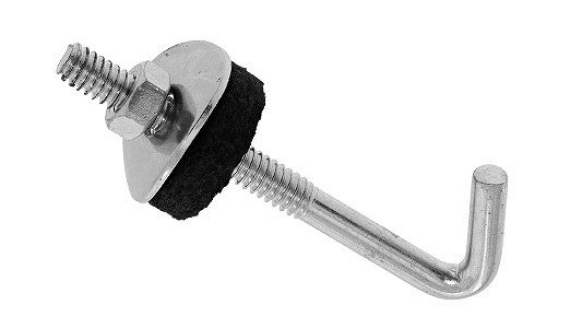 フックBTセット（ウィット黒小波【100個】フックBTセットW(クロコナミ 1/4X50 標準(または鉄) / ユニクロ