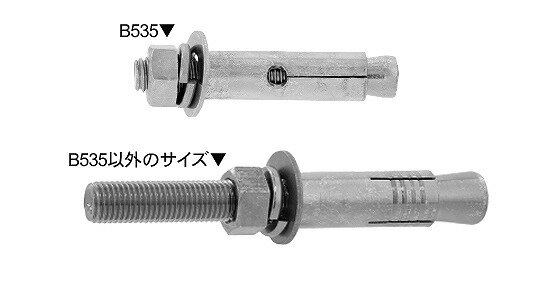 商品画像は白黒のため、実際の商品とは異なります。サイズの表記は「呼び径d(ねじの径)×長さL(図面上のLの長さ)」になります。JANコード：4548325852905カテゴリページ：アンカーボルト商品ページ：ホーク・アンカーボルト