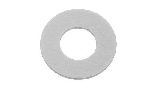 ファイバー　ワッシャー（白【2000個】ファイバーW(シロ 4X10X0.8 標準(または鉄) / 生地(または標準)