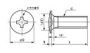 ラミメイト小ねじ【3000個】(+)ラミメイトコネジ 2.6 X 10 標準(または鉄) / 三価ホワイト 2