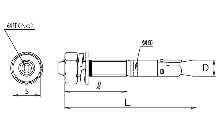 トルコンアンカー（TCW【1個】SUS トルコンアンカー STCW-875 ステンレス(303、304、XM7等) / 生地(または標準) 2