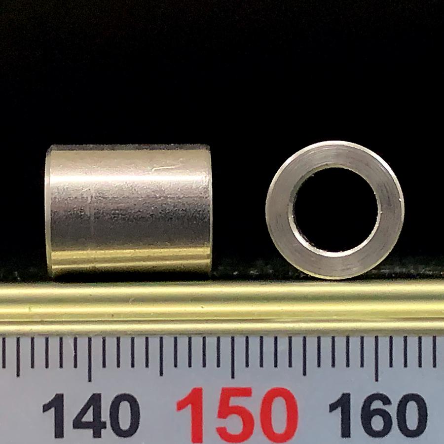 スペーサー ステンレス M6用 内径6.2mm 外径10mm 長さ12mm 2個入 バイク用 カラー ...