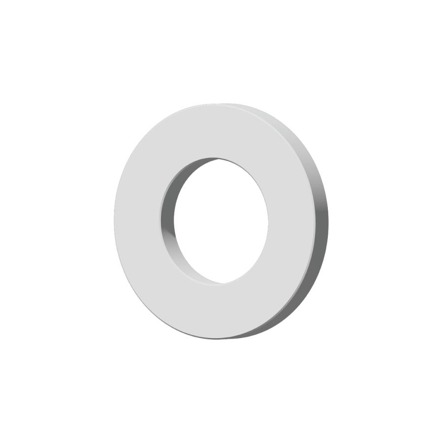 Rakuten - ステンレス 平ワッシャー M6用 1/4インチ対応 内径6.5mm 外径11.5mm 厚さ1.6mm 4個入 バイク DIY 間隔調整品 座金
