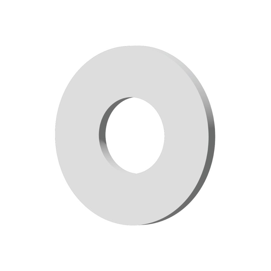 Rakuten - ステンレス 平ワッシャー M6用 1/4インチ対応 内径6.5mm 外径14mm 厚さ1.0mm 4個入 バイク DIY 間隔調整品 座金