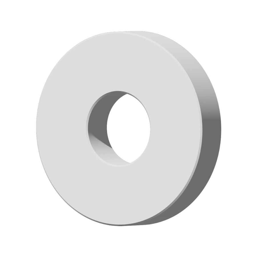 Rakuten - ステンレス 平ワッシャー M6用 1/4インチ対応 内径6.5mm 外径16mm 厚さ3.0mm 2個入 バイク DIY 間隔調整品 座金