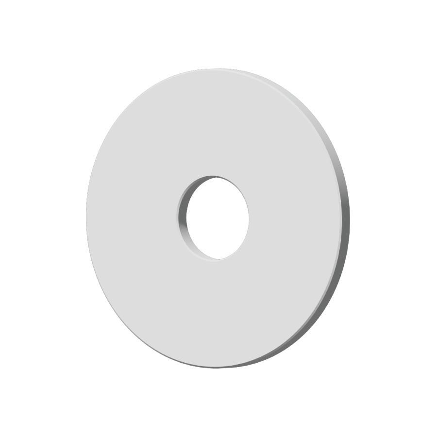 Rakuten - ステンレス 平ワッシャー M6用 1/4インチ対応 内径6.5mm 外径18mm 厚さ1.6mm 4個入 バイク DIY 間隔調整品 座金