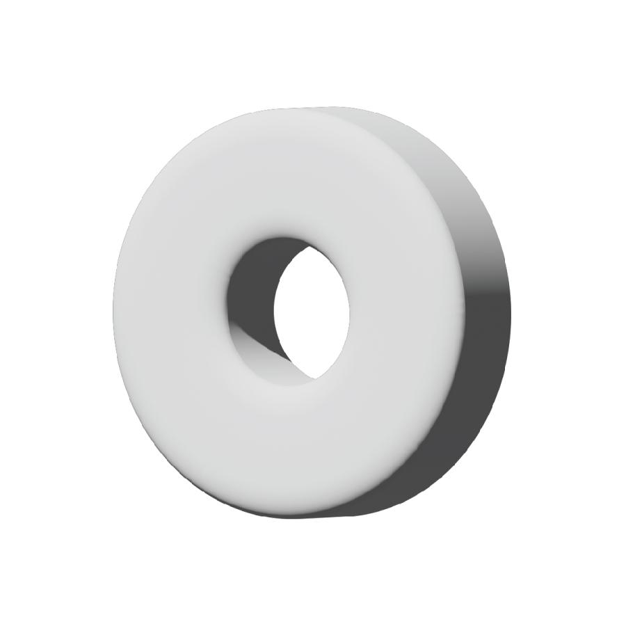 Rakuten - ステンレス 平ワッシャー M6用 1/4インチ対応 内径6.5mm 外径18mm 厚さ4.0mm 2個入 バイク DIY 間隔調整品 座金