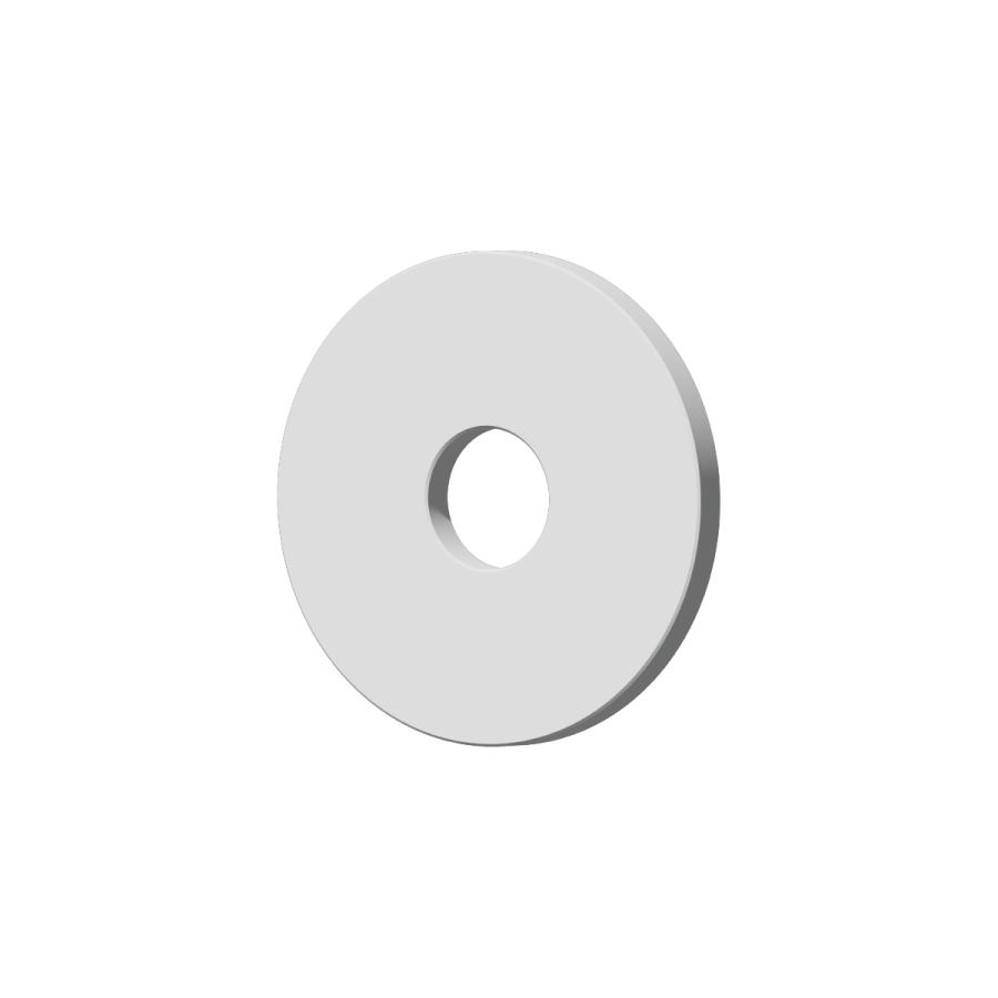 Rakuten - ステンレス 平ワッシャー M6用 1/4インチ対応 内径6.5mm 外径20mm 厚さ1.5mm 4個入 バイク DIY 間隔調整品 座金