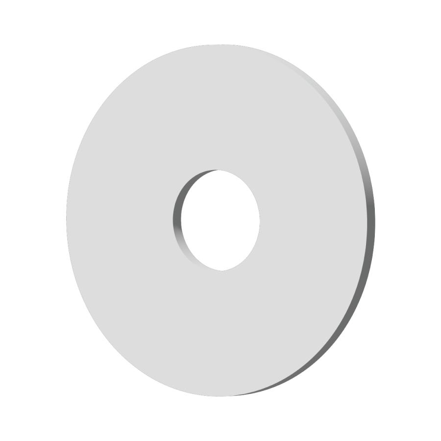 Rakuten - ステンレス 平ワッシャー M6用 1/4インチ対応 内径6.5mm 外径22mm 厚さ1.0mm 4個入 バイク DIY 間隔調整品 座金