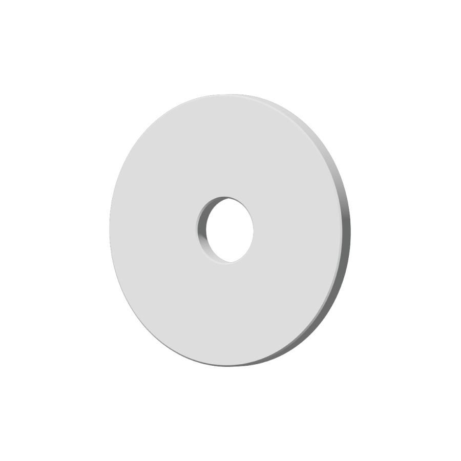 Rakuten - ステンレス 平ワッシャー M6用 1/4インチ対応 内径6.5mm 外径25mm 厚さ1.5mm 2個入 バイク DIY 間隔調整品 座金