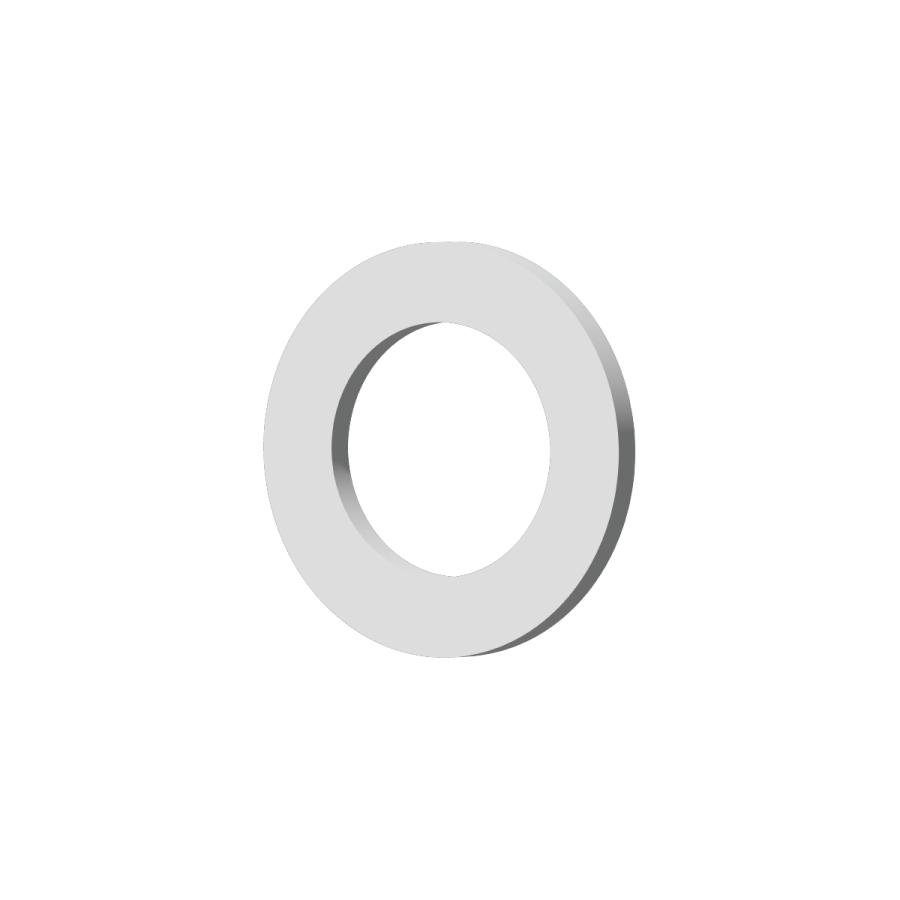 Rakuten - ステンレス 平ワッシャー M8用 5/16インチ対応 内径8.5mm 外径13mm 厚さ1.0mm 4個入 バイク DIY 間隔調整品 座金