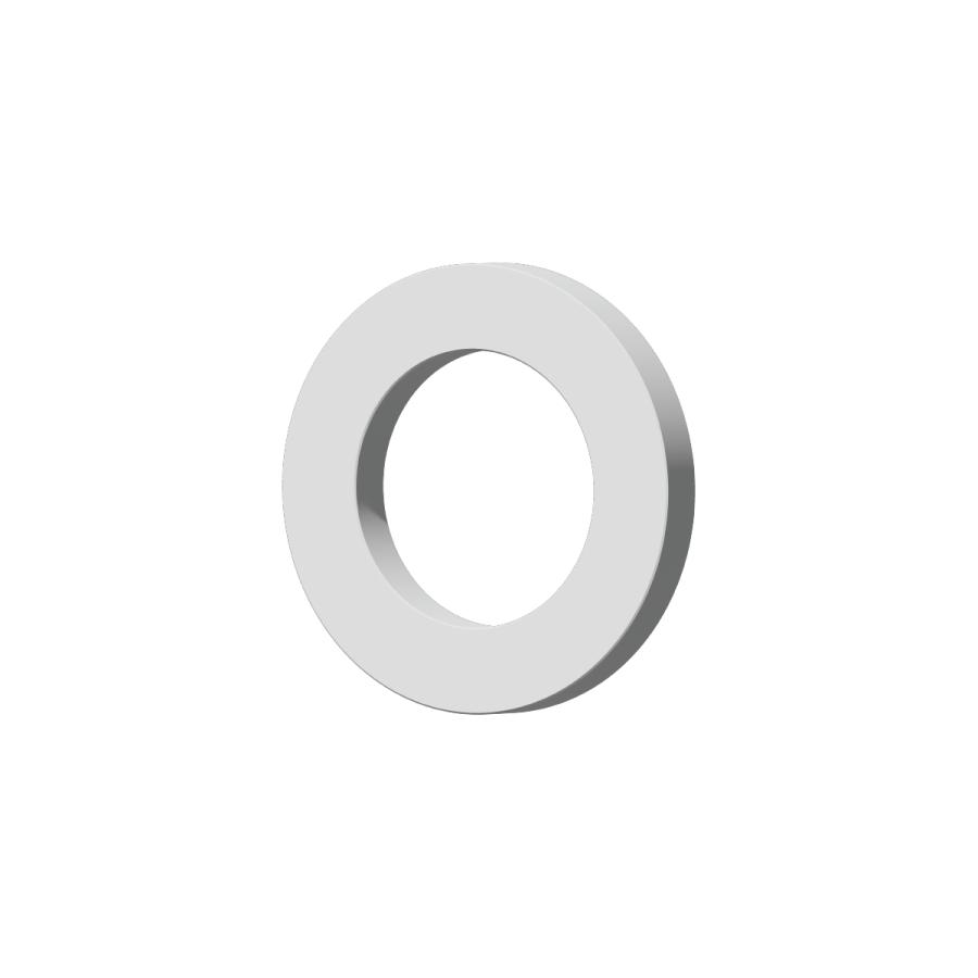 Rakuten - ステンレス 平ワッシャー M8用 5/16インチ対応 内径8.5mm 外径13mm 厚さ1.5mm 4個入 バイク DIY 間隔調整品 座金