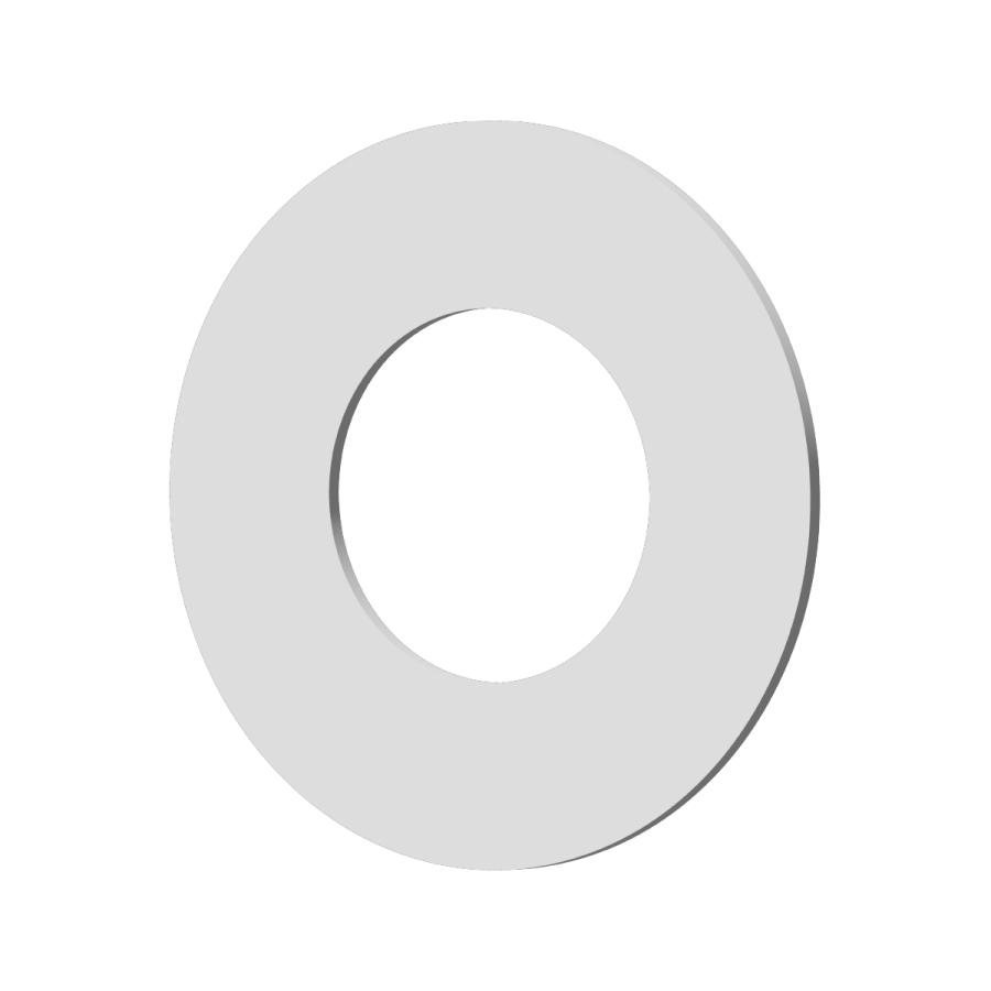 Rakuten - ステンレス 平ワッシャー M8用 5/16インチ対応 内径8.5mm 外径16mm 厚さ0.5mm 4個入 バイク DIY 間隔調整品 座金