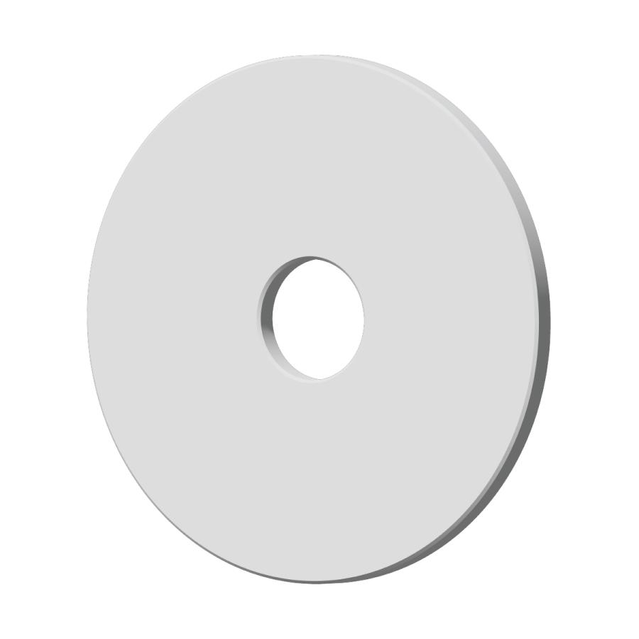 Rakuten - ステンレス 平ワッシャー M8用 5/16インチ対応 内径8.5mm 外径35mm 厚さ1.5mm 2個入 バイク DIY 間隔調整品 座金