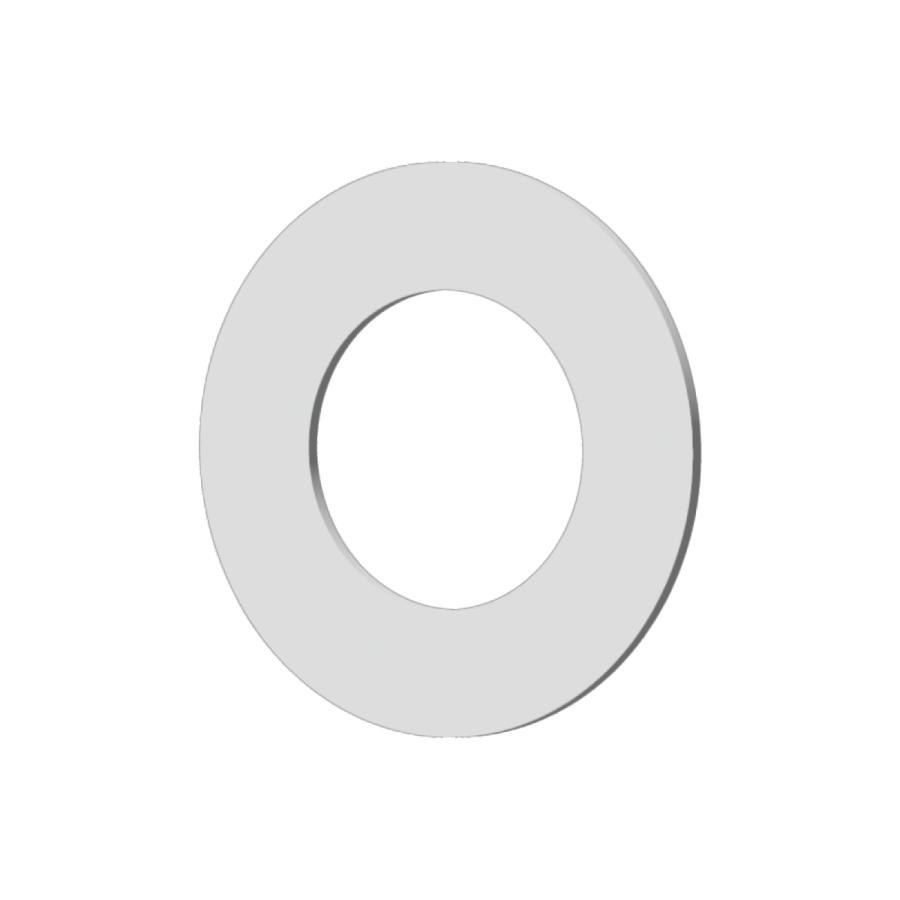 Rakuten - ステンレス 平ワッシャー M10用 3/8インチ対応 内径10.5mm 外径18mm 厚さ0.5mm 4個入 バイク DIY 間隔調整品 座金