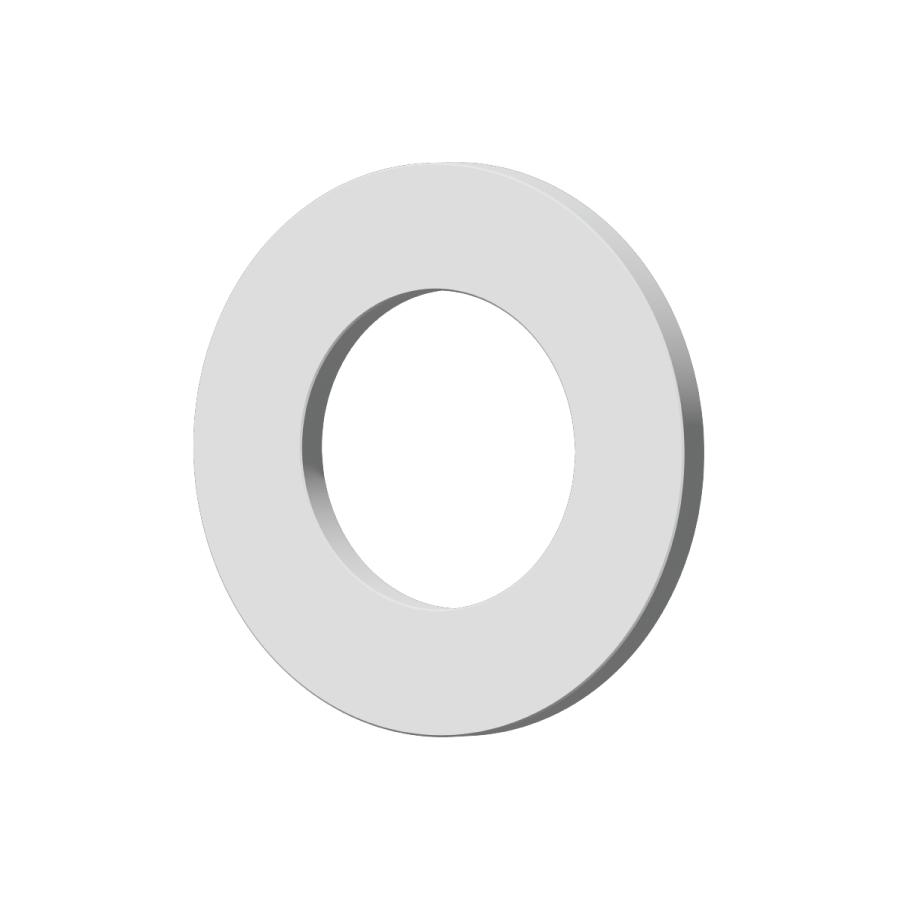 Rakuten - ステンレス 平ワッシャー M10用 3/8インチ対応 内径10.5mm 外径18mm 厚さ1.2mm 4個入 バイク DIY 間隔調整品 座金