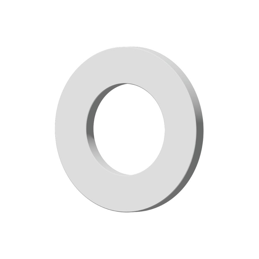 Rakuten - ステンレス 平ワッシャー M10用 3/8インチ対応 内径10.5mm 外径18mm 厚さ1.5mm 4個入 バイク DIY 間隔調整品 座金