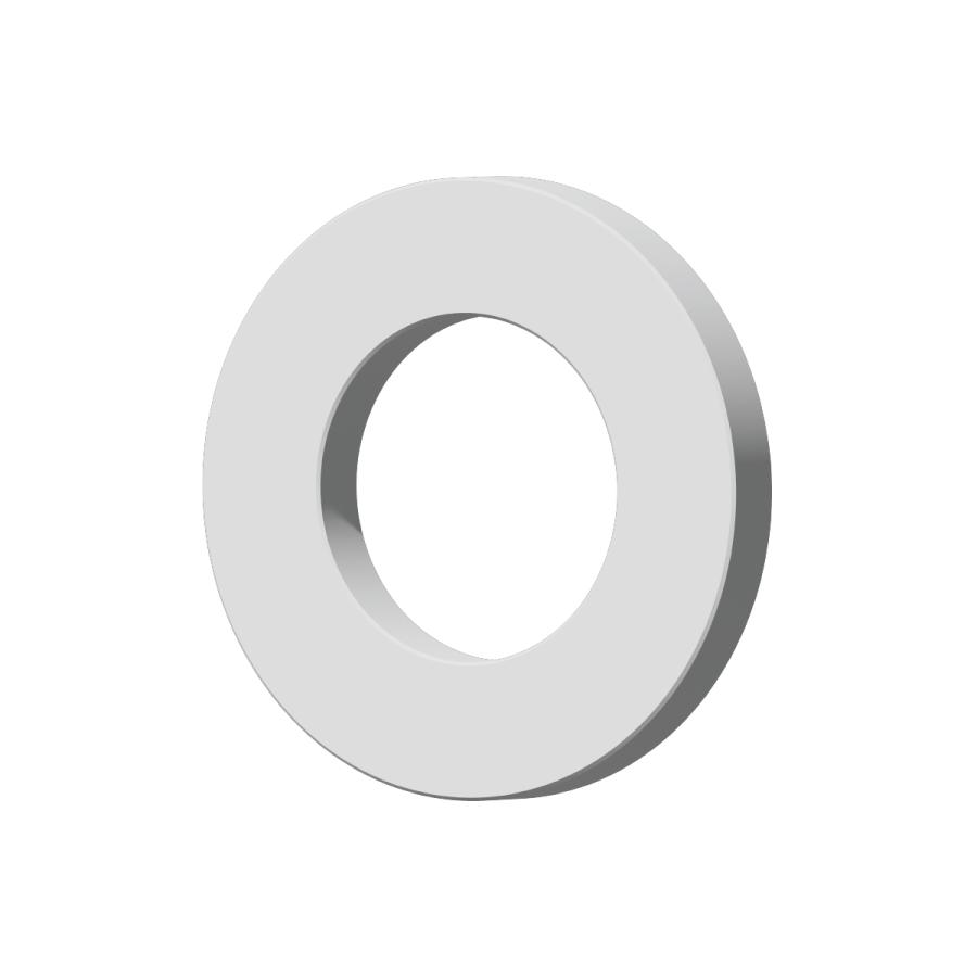 Rakuten - ステンレス 平ワッシャー M10用 3/8インチ対応 内径10.5mm 外径18mm 厚さ2.0mm 2個入 バイク DIY 間隔調整品 座金