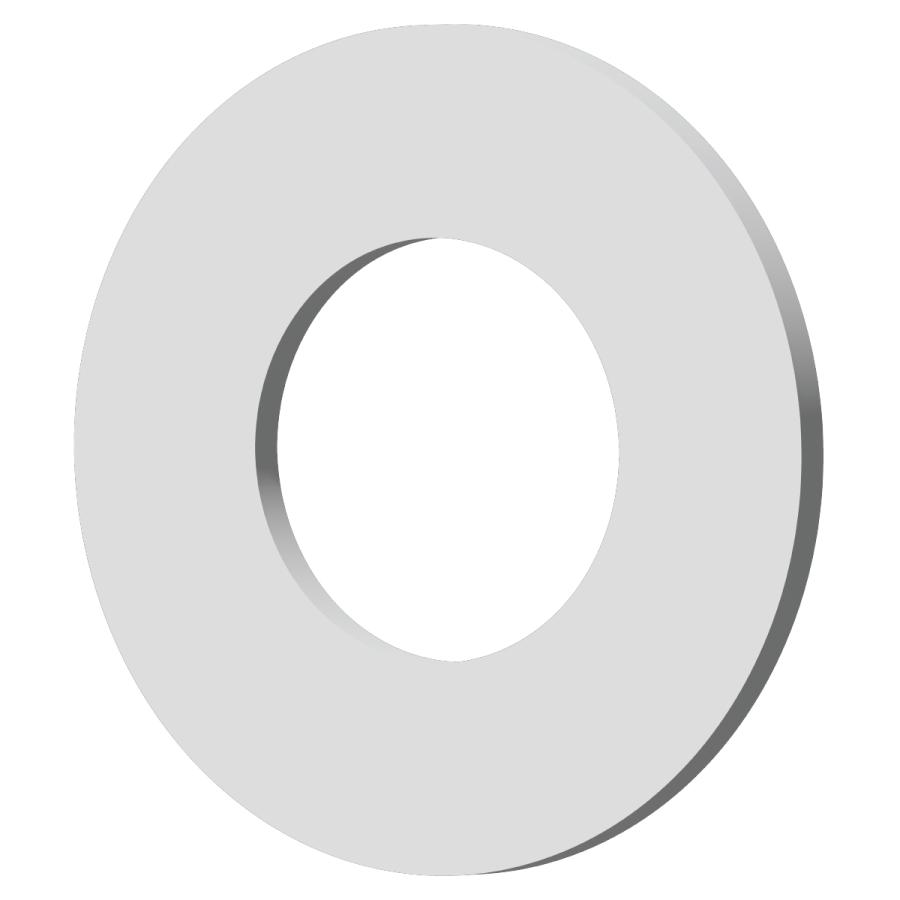Rakuten - ステンレス 平ワッシャー M10用 3/8インチ対応 内径10.5mm 外径20mm 厚さ1.0mm 4個入 バイク DIY 間隔調整品 座金
