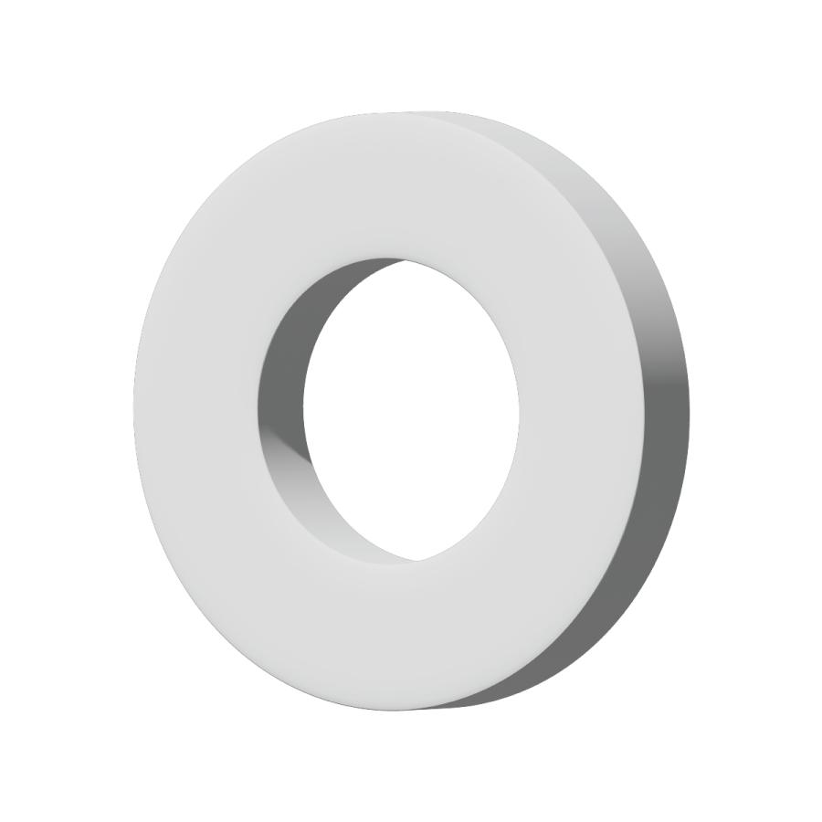 Rakuten - ステンレス 平ワッシャー M10用 3/8インチ対応 内径10.5mm 外径20mm 厚さ3.0mm 2個入 バイク DIY 間隔調整品 座金