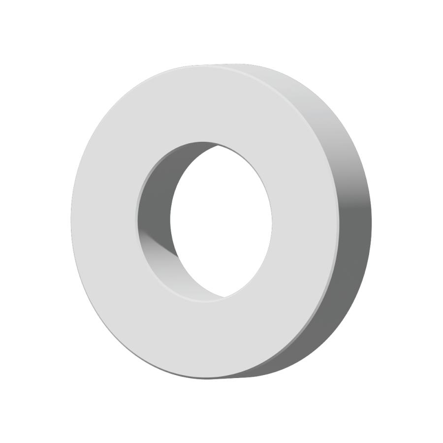 Rakuten - ステンレス 平ワッシャー M10用 3/8インチ対応 内径10.5mm 外径20mm 厚さ4.0mm 2個入 バイク DIY 間隔調整品 座金