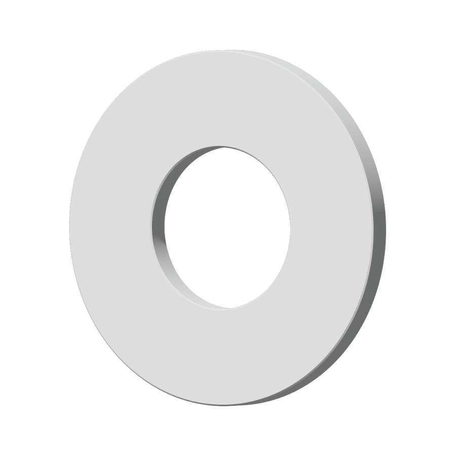 Rakuten - ステンレス 平ワッシャー M10用 3/8インチ対応 内径10.5mm 外径22mm 厚さ1.5mm 4個入 バイク DIY 間隔調整品 座金