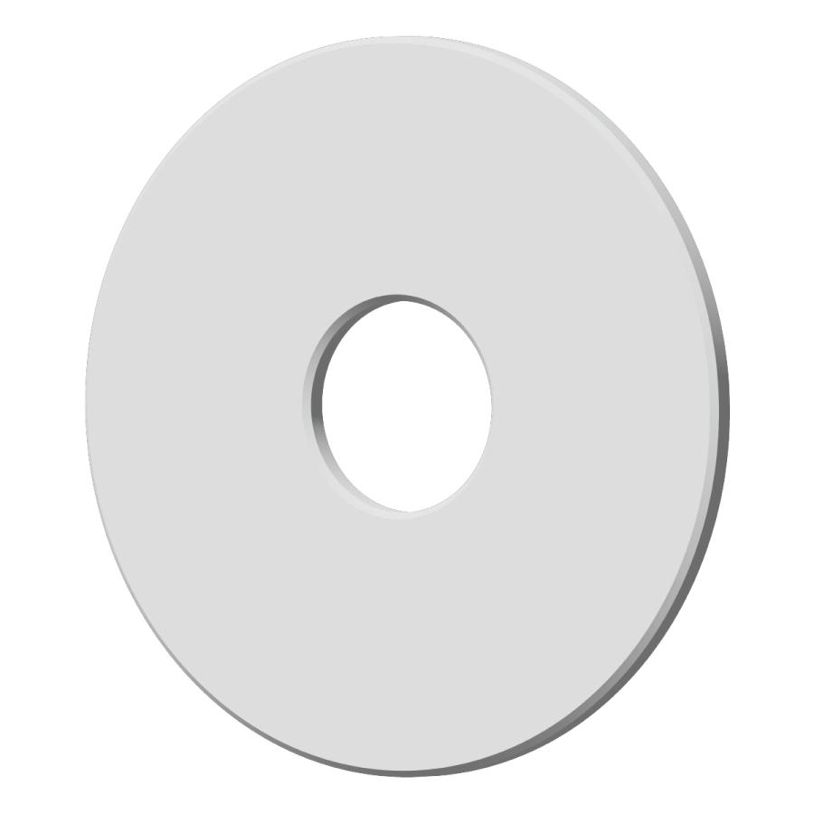 Rakuten - ステンレス 平ワッシャー M10用 3/8インチ対応 内径10.5mm 外径35mm 厚さ1.0mm 2個入 バイク DIY 間隔調整品 座金