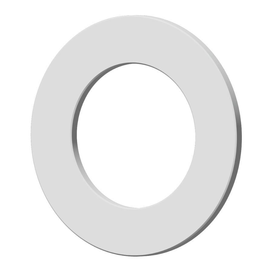 Rakuten - ステンレス 平ワッシャー M14用 内径15.0mm 外径25mm 厚さ1.0mm 4個入 バイク DIY 間隔調整品 座金