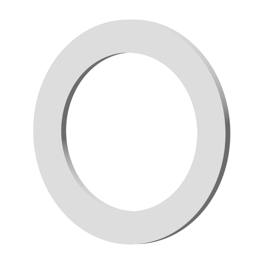 Rakuten - ステンレス 平ワッシャー M16用 5/8インチ対応 内径17.0mm 外径24mm 厚さ1.0mm 4個入 バイク DIY 間隔調整品 座金