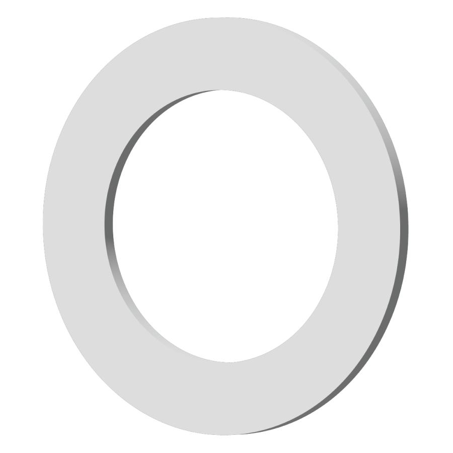 Rakuten - ステンレス 平ワッシャー M16用 5/8インチ対応 内径17.0mm 外径28mm 厚さ1.0mm 4個入 バイク DIY 間隔調整品 座金