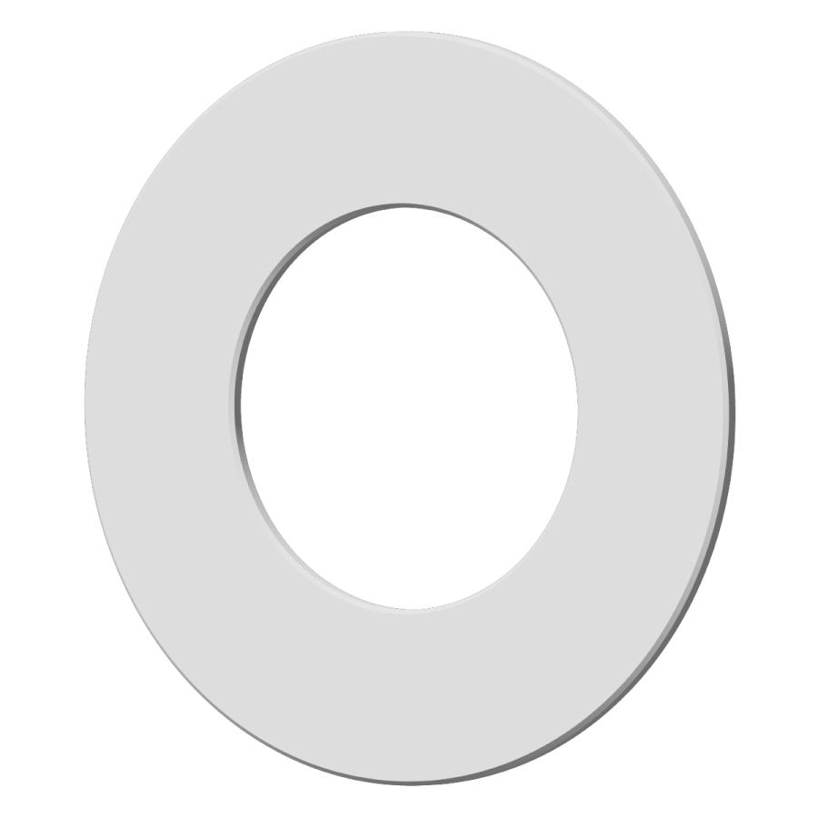 Rakuten - ステンレス 平ワッシャー M16用 5/8インチ対応 内径16.2mm 外径30mm 厚さ0.5mm 2個入 バイク DIY 間隔調整品 座金