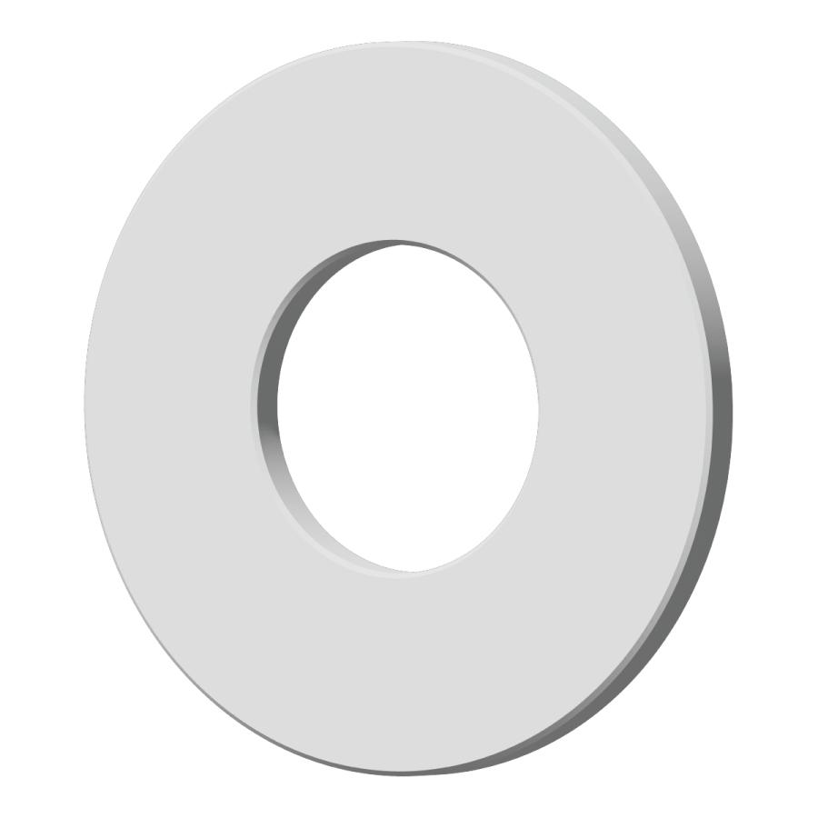 Rakuten - ステンレス 平ワッシャー M16用 5/8インチ対応 内径17.0mm 外径38mm 厚さ2.0mm 2個入 バイク DIY 間隔調整品 座金