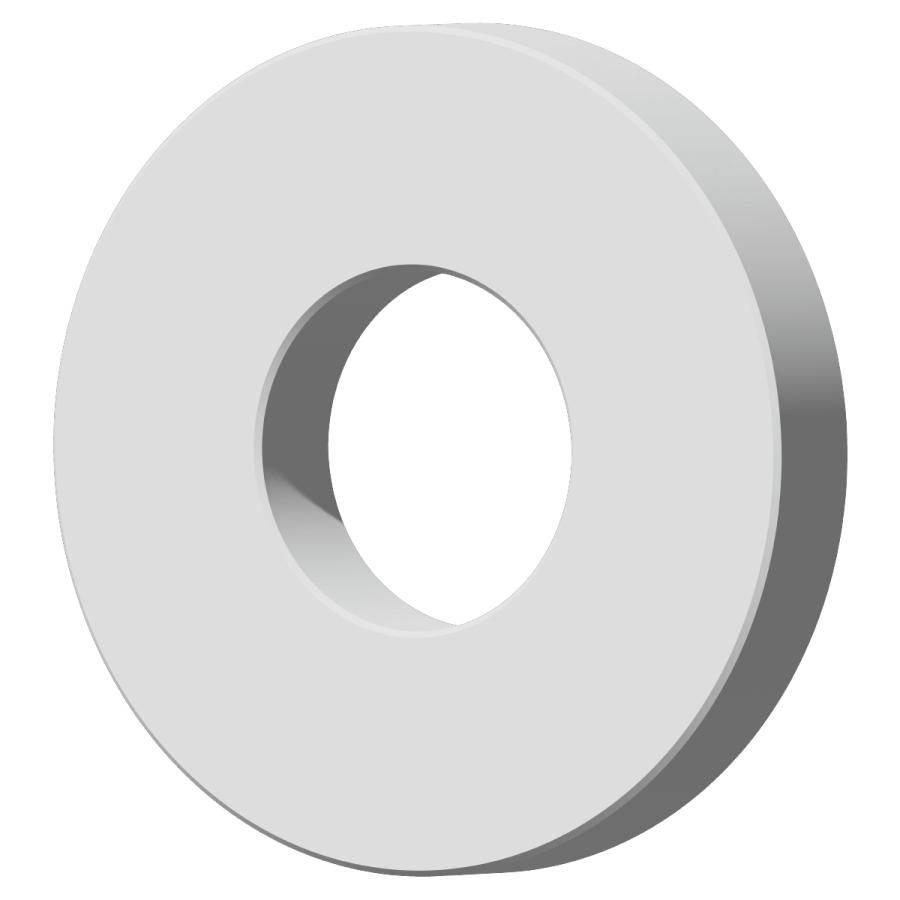 Rakuten - ステンレス 平ワッシャー M16用 5/8インチ対応 内径17.0mm 外径40mm 厚さ6.0mm 1個入 バイク DIY 間隔調整品 座金