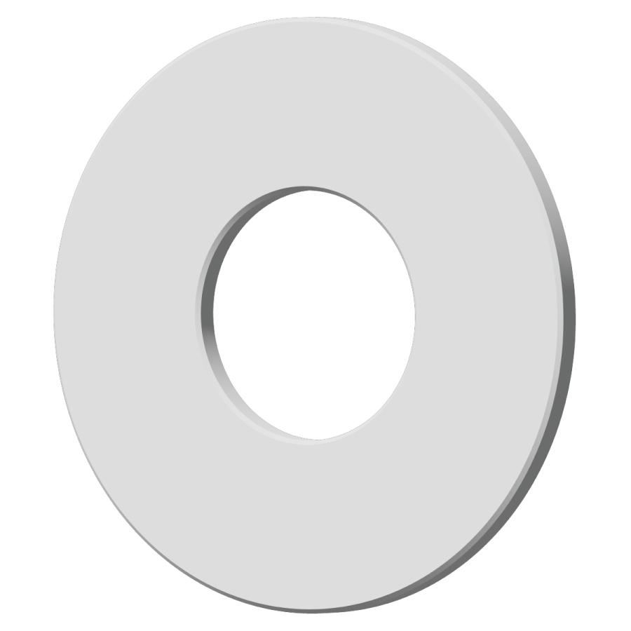 Rakuten - ステンレス 平ワッシャー M20用 3/4インチ対応 内径21.0mm 外径50mm 厚さ2.0mm 2個入 バイク DIY 間隔調整品 座金