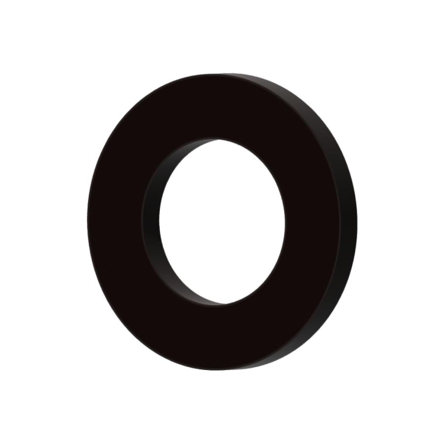 Rakuten - バイク用 耐熱 対炎 耐油 耐水 フッ素 ゴム ワッシャー M4 M5 M6 M8 (内径8mm 外径14mm 厚さ1.5mm 2個入)