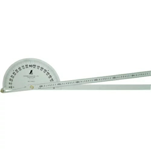 乐天商城 - プロトラクター No.600 シルバー Φ320 竿目盛60cm 2本竿 62944＜シンワ測定＞