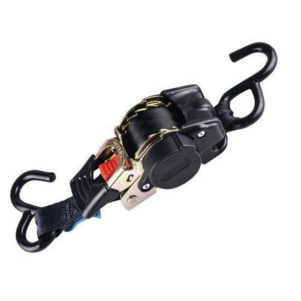 カメレオンクイックベルト ブラック 1.8m 142097 FAR EAST ・ 自動巻取 ラッシングベルト ・ 荷締めベルト ・ 荷締め機