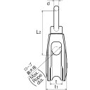 AKブロックPB型（ベアリング入） AK1681＜浅野金属工業＞ 3