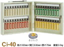 在庫あり即納】キーボックス 携帯・壁掛兼用 Ci-40 アイボリー ● タチバナ製作所 杉田エース