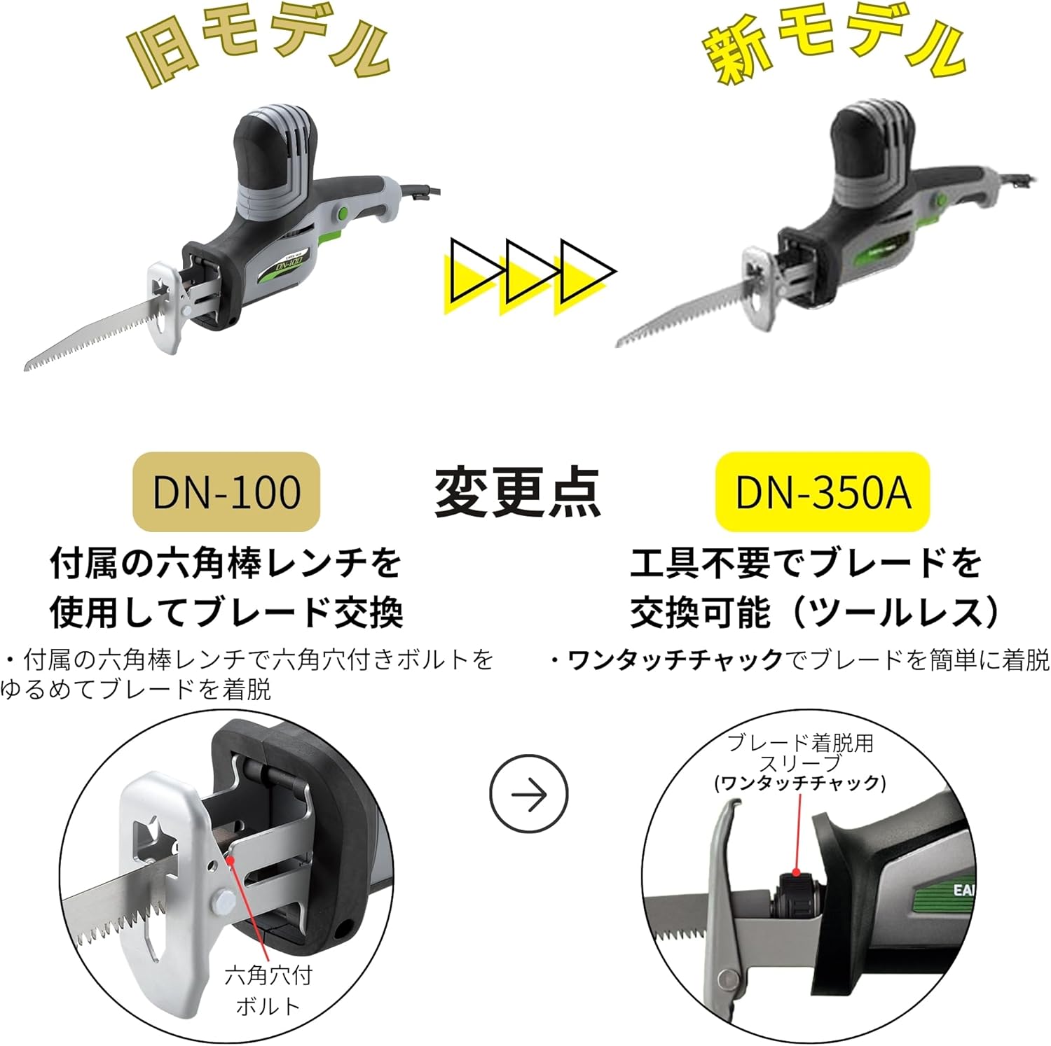 高儀 EARTH MAN 電気のこぎり DN-350A